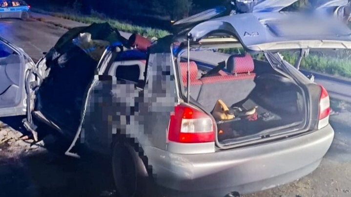 Wypadek Saczow 1 maja 2025 01