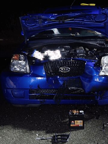 Wypadek w Zbrosławicach Wypadek w Zbrosławicach