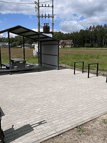 Miejsce Odpoczynku Rowerzystów w Kaletach Miejsce Odpoczynku Rowerzystów w Kaletach