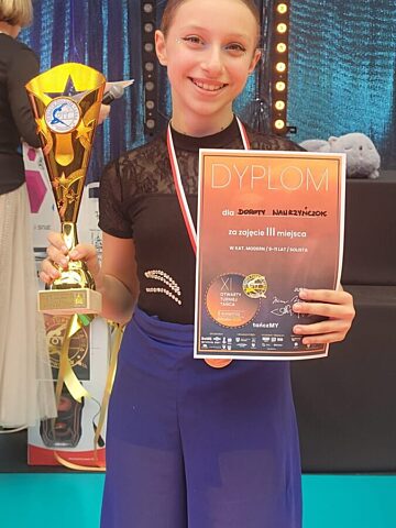 Tesski z tanecznymi medalami Tesski z tanecznymi medalami
