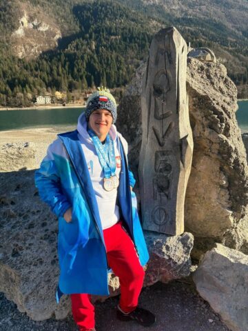 Jakub Rybak podczas Molveno 2025 – IISA 6th Ice Swimming World Championship Jakub Rybak podczas Molveno 2025 – IISA 6th Ice Swimming World Championship