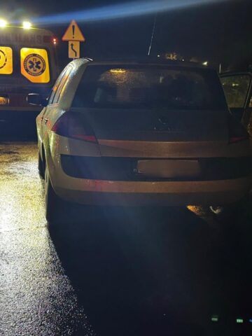 Potrącenie pieszego w Świerklańcu Potrącenie pieszego w Świerklańcu