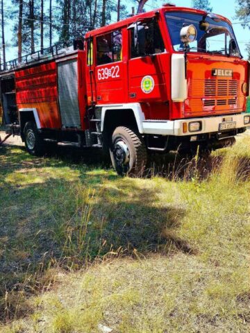 Pożar lasu w Tworogu Pożar lasu w Tworogu