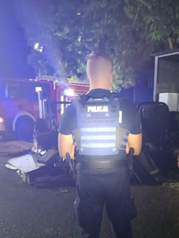 Pożar na ulicy Korczaka Pożar na ulicy Korczaka