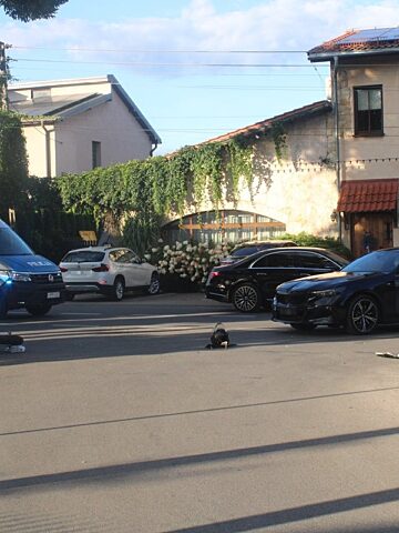 Wypadek z motorowerzystą w Świerklańcu Wypadek z motorowerzystą w Świerklańcu