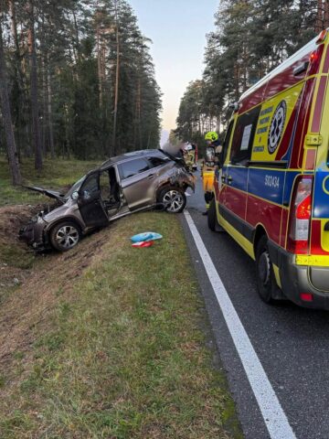 Wypadek pomiędzy Tworogiem a Bruśkiem Wypadek pomiędzy Tworogiem a Bruśkiem