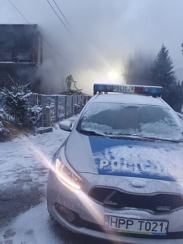 Pożar w Zbrosławicach Pożar w Zbrosławicach