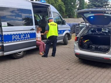 Pijana kierowała samochodem, Zbrosławice Pijana kierowała samochodem, Zbrosławice