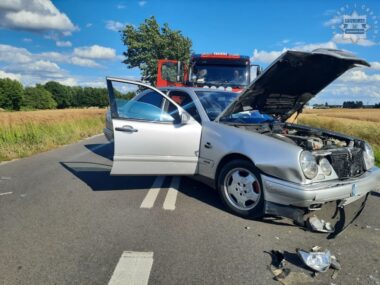 Śmierć motocyklisty. Zginął w wyniku zderzenia z mercedesem Tragiczny wypadek motocyklisty w Wojsce 2