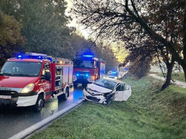 Wypadek na obwodnicy Tarnowskich Gor 1