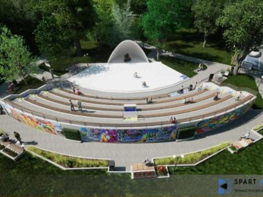 Tarnogórski amfiteatr w Parku Hutnika doczeka się remontu? Koncepcja przebudowy amfiteatru w Parku Hutnika