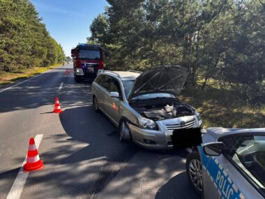 Kolizja w powiecie tarnogórskim