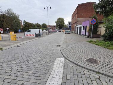 Remont przy ulicy Stalmacha w Tarnowskich Górach