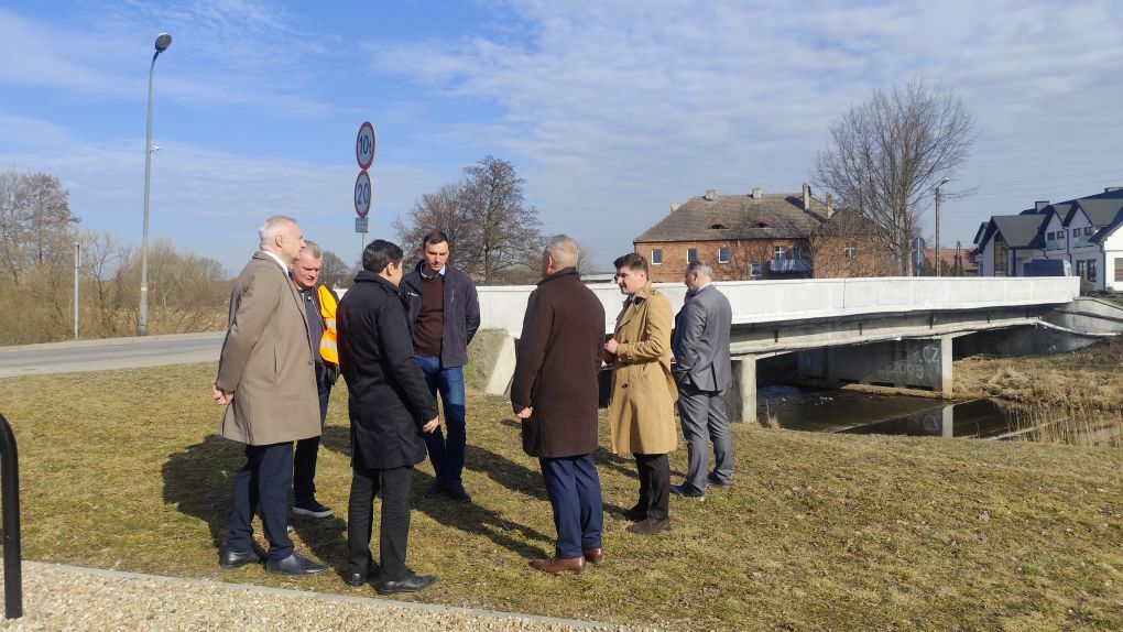 Przekazanie placu budowy nowego mostu w Kaletach