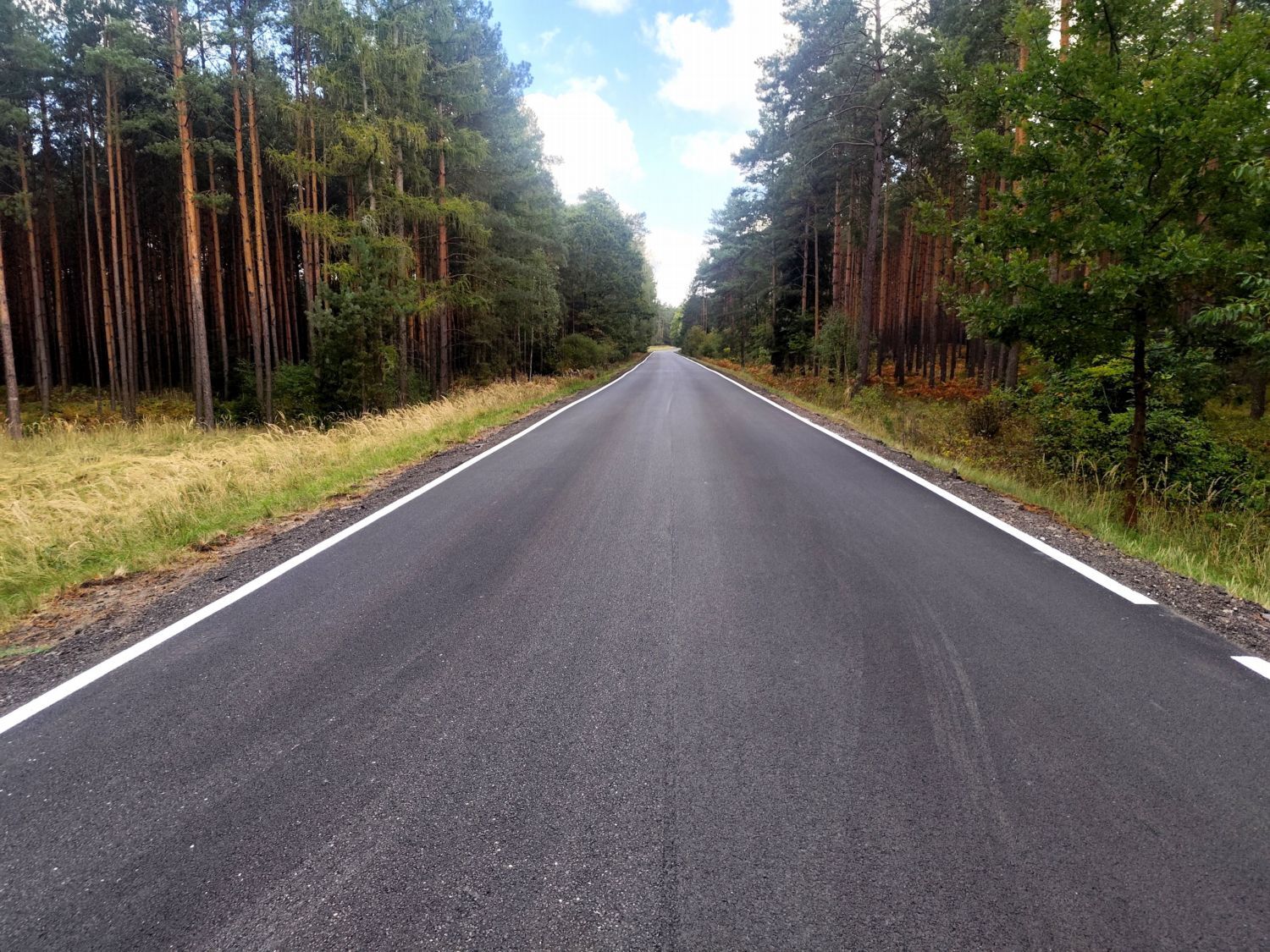 Wyremontowana droga z Kalet do Koszęcina