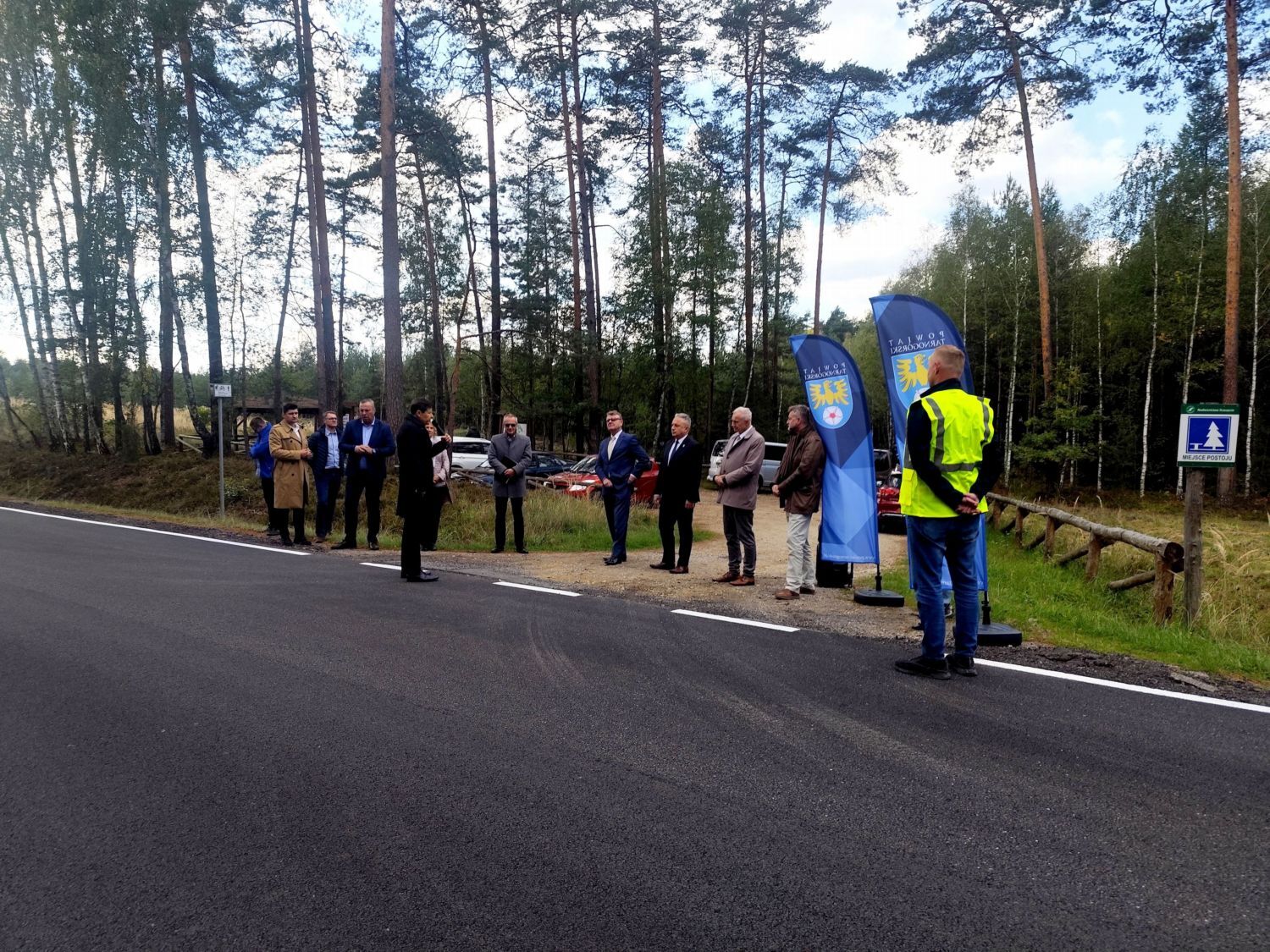 Wyremontowana droga z Kalet do Koszęcina