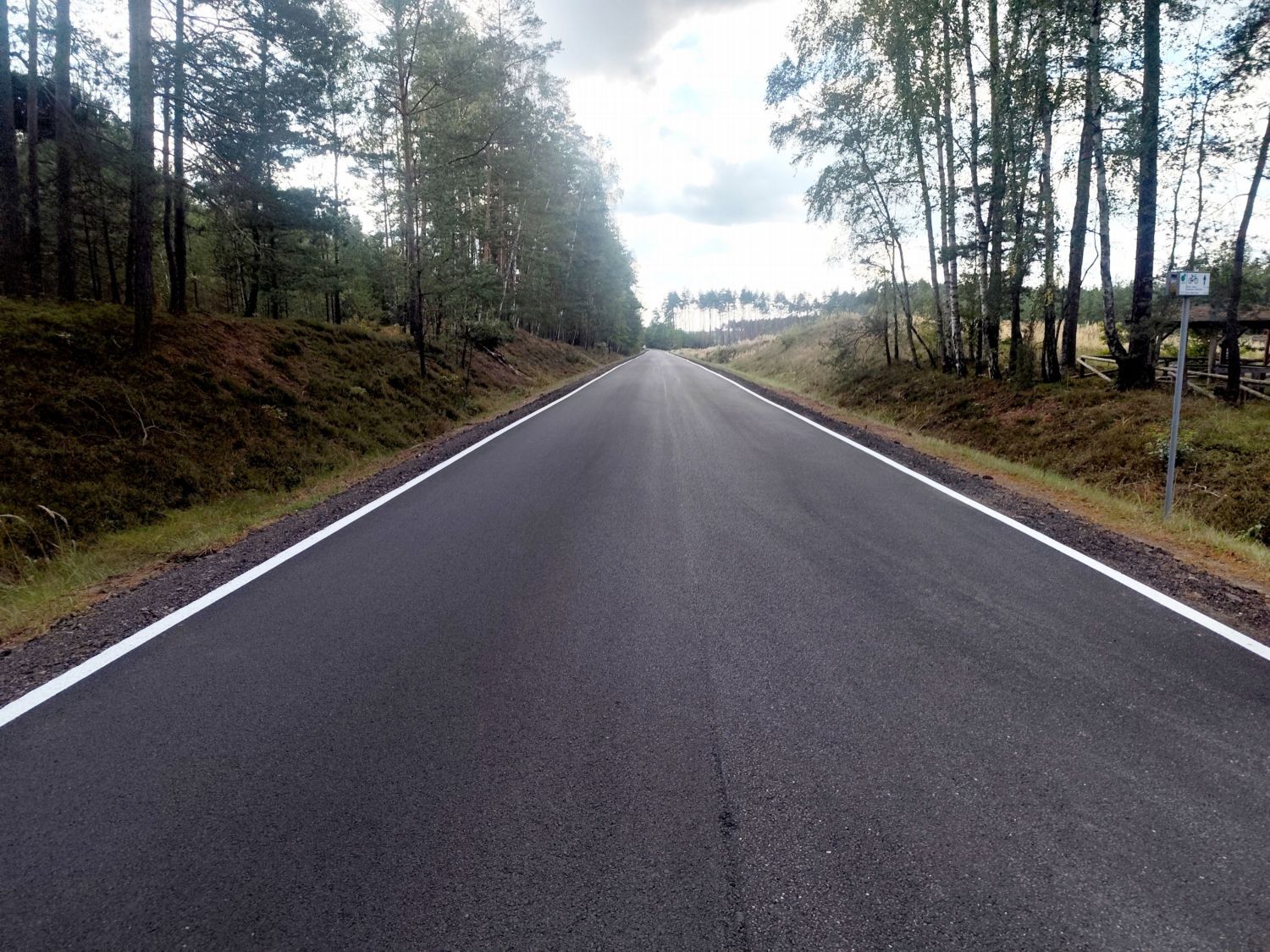 Wyremontowana droga z Kalet do Koszęcina