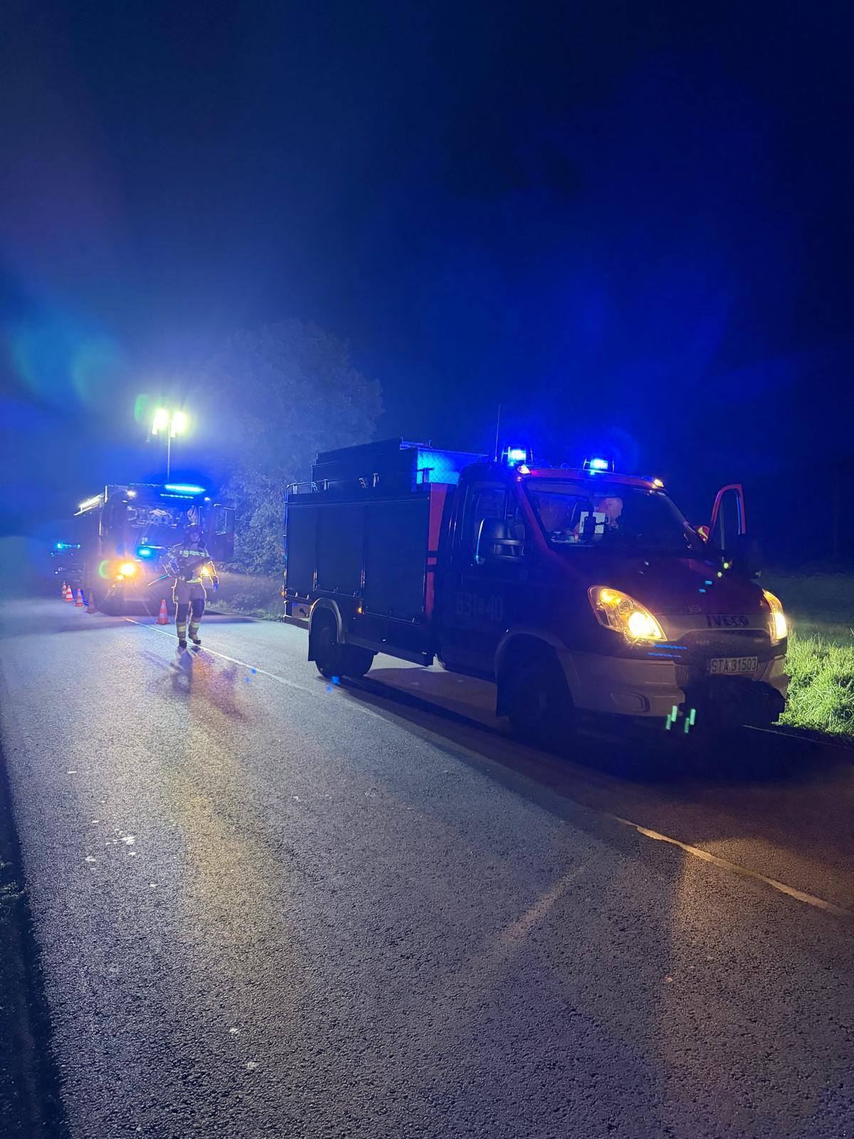 Kolizja w Księżym Lesie