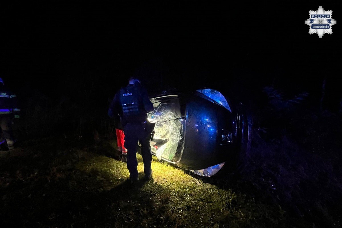 Kolizja przy Miasteczku Śląskim