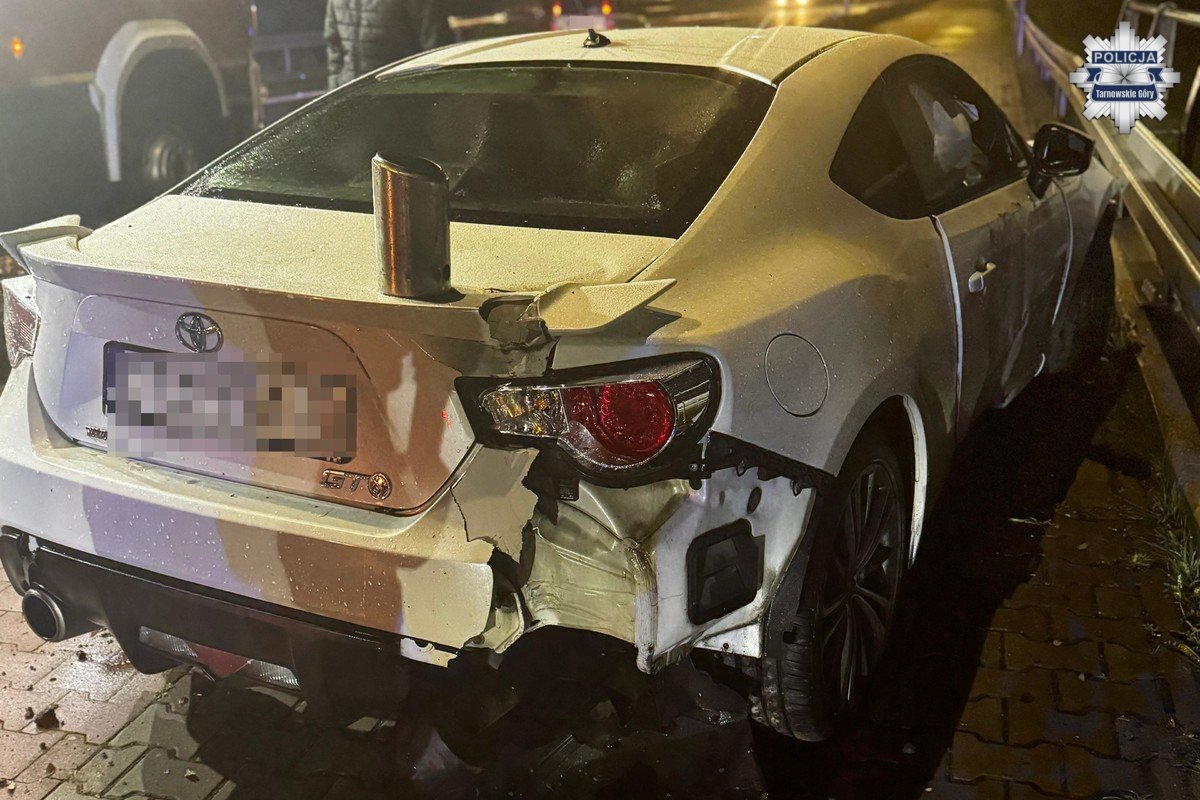 Kolizja w Radzionkowie