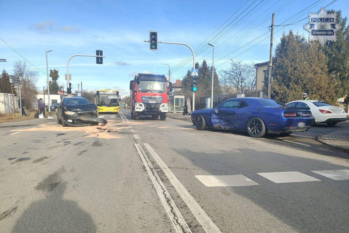 Kolizja w Tarnowskich Górach