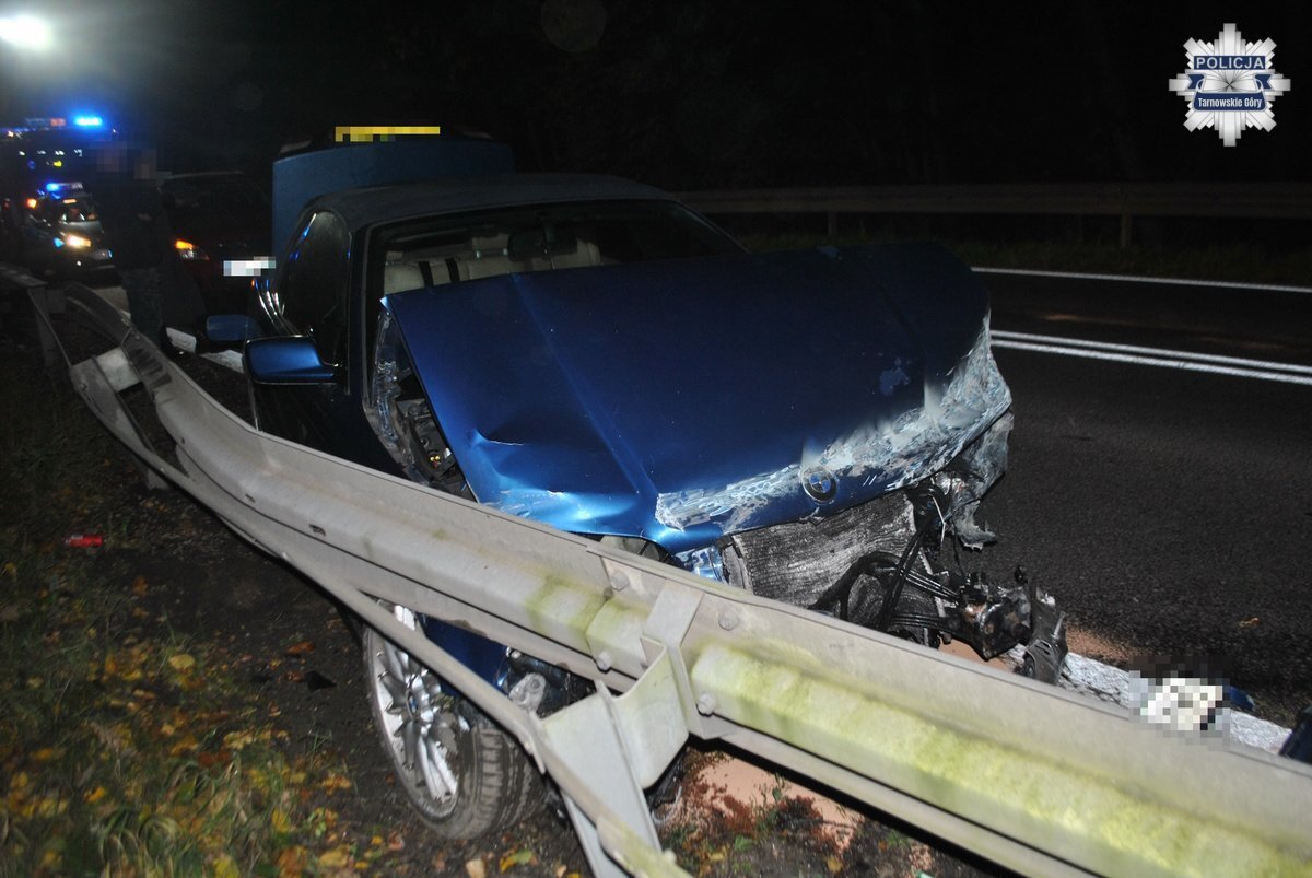 Nocna kolizja w Świerklańcu