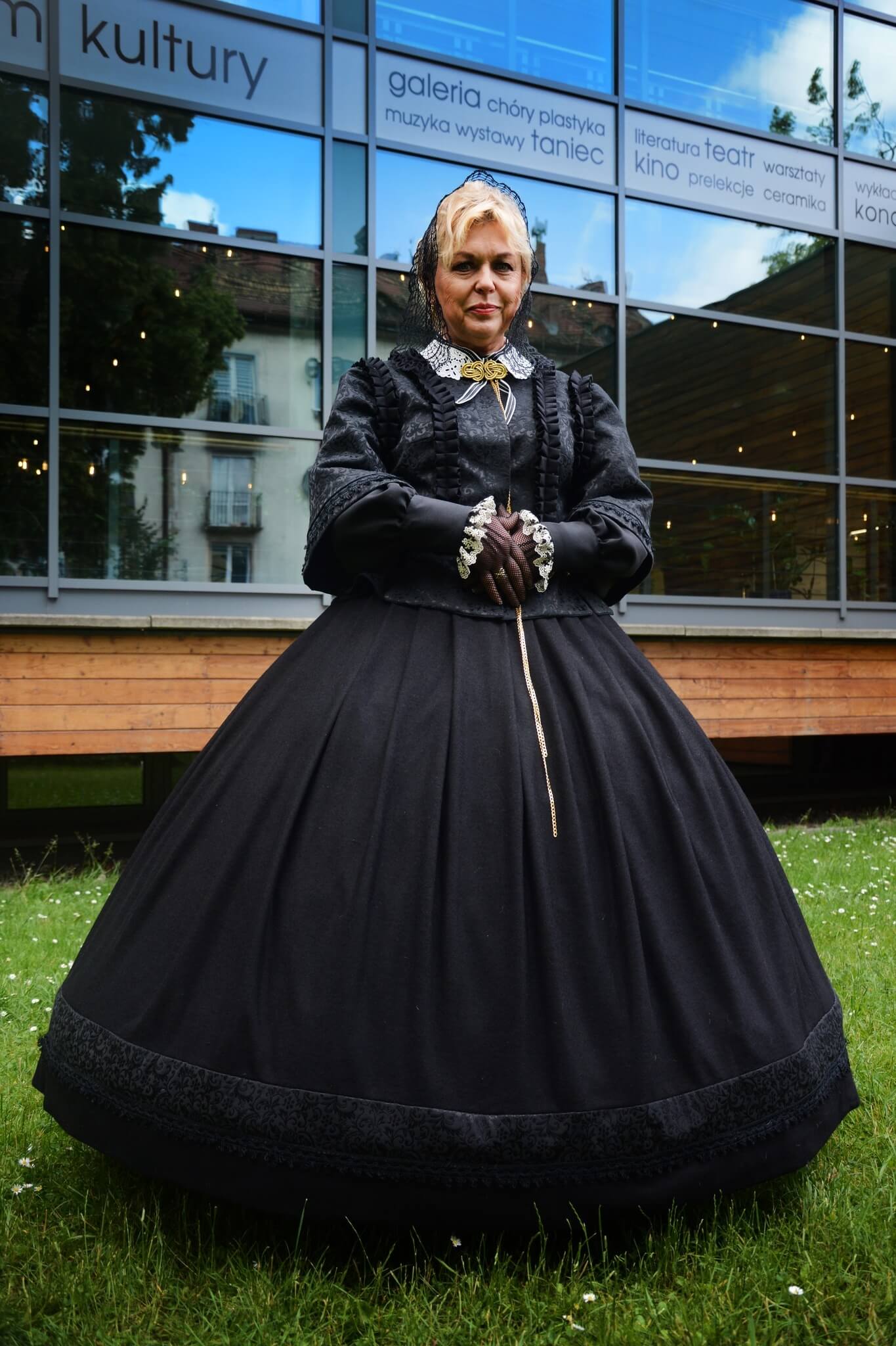 Pauline Klausa z nową suknią na pochód gwarkowski