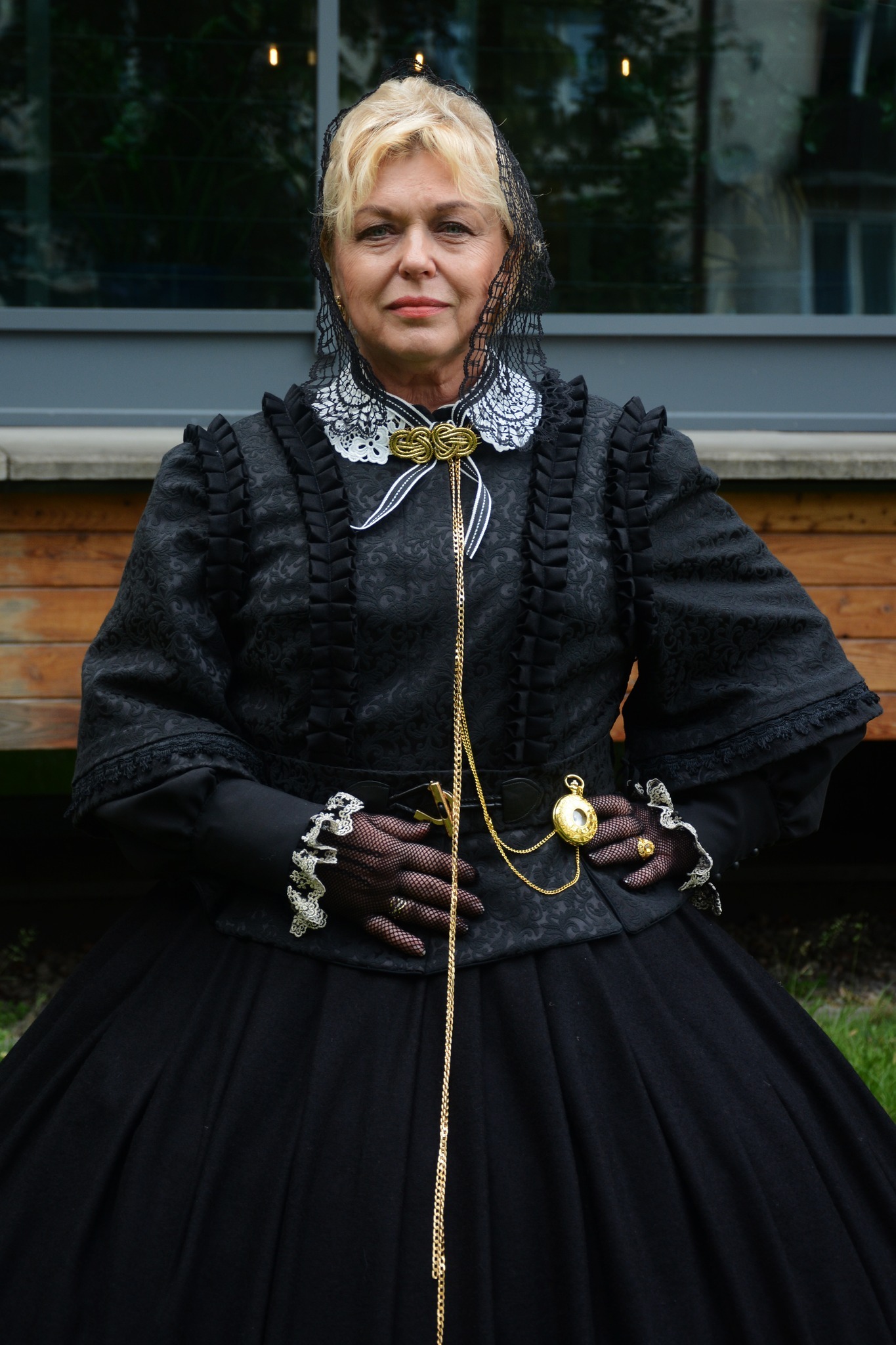 Pauline Klausa z nową suknią na pochód gwarkowski