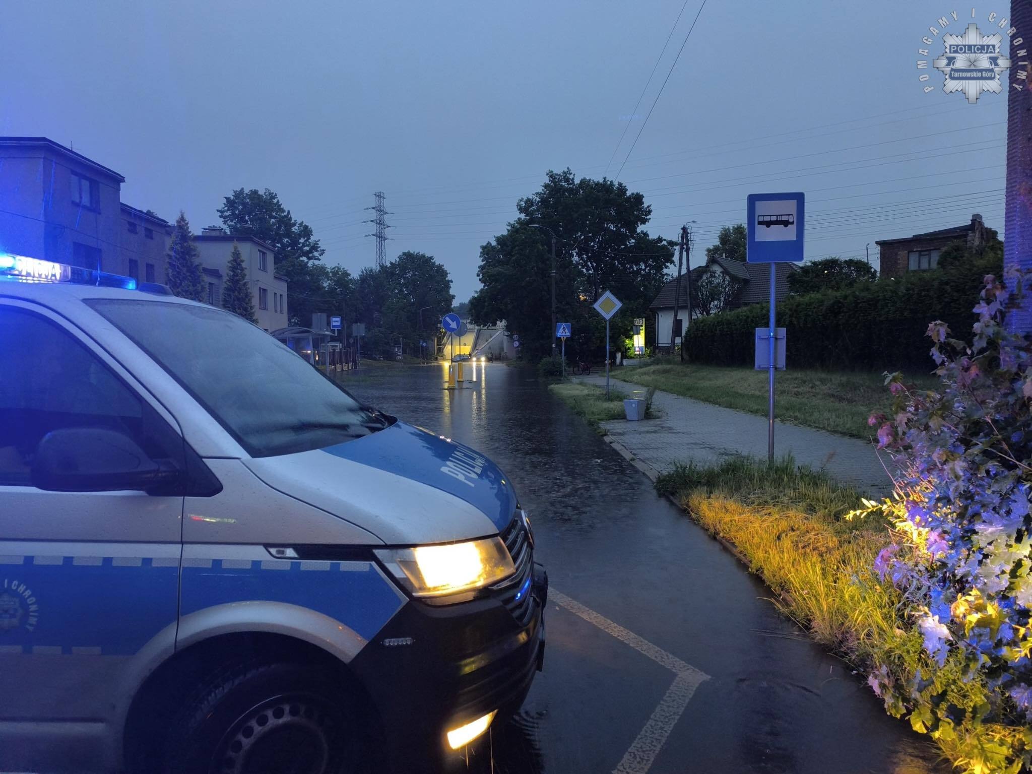 Zamknięty wiadukt przy ul. Częstochowskiej w Tarnowskich Górach