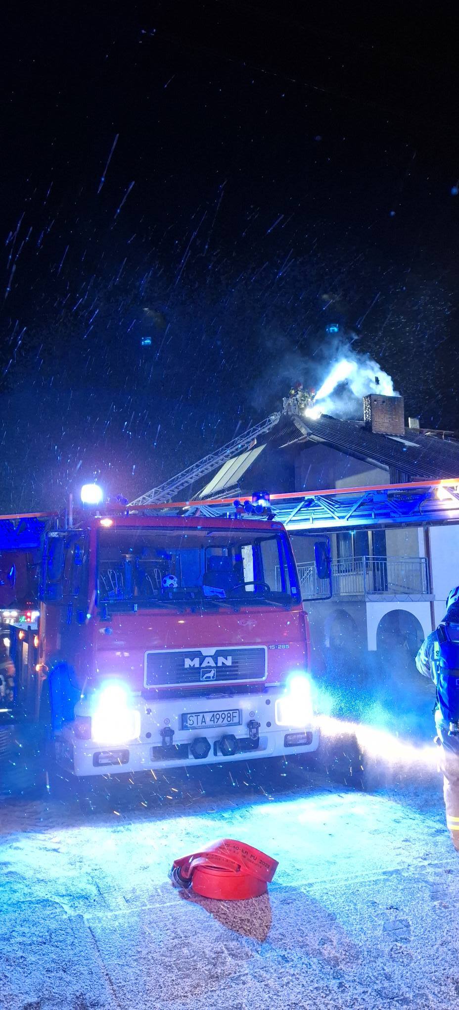 Pożar w Kaletach-Drutarni