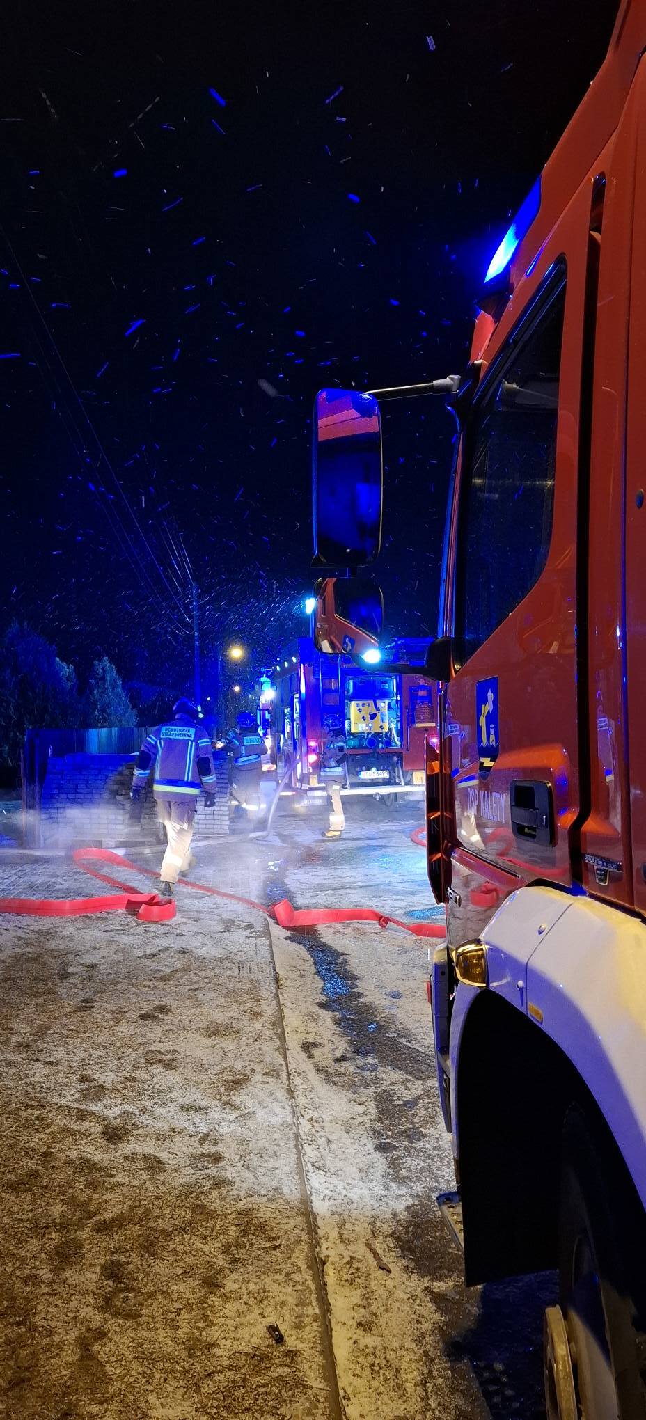 Pożar w Kaletach-Drutarni