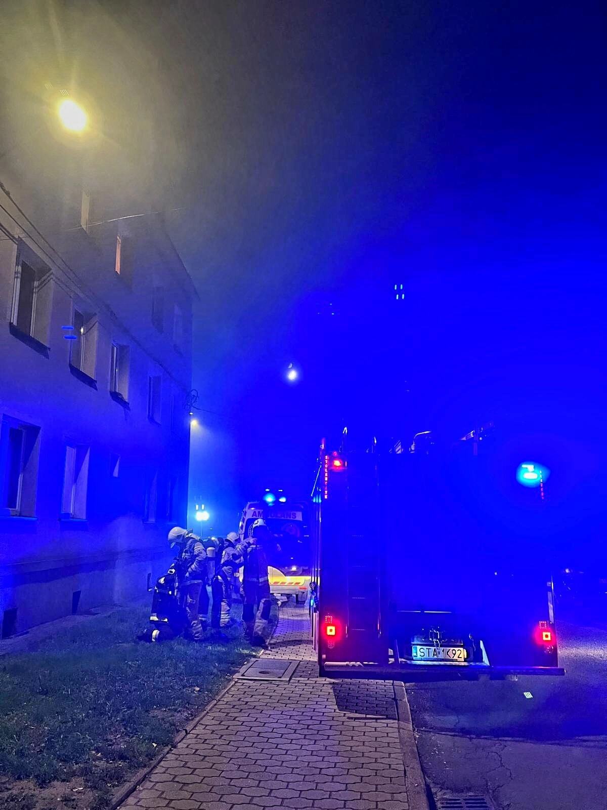 Pożar w Tarnowskich Górach