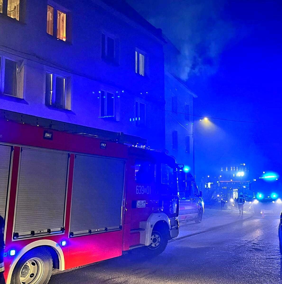 Pożar w Tarnowskich Górach