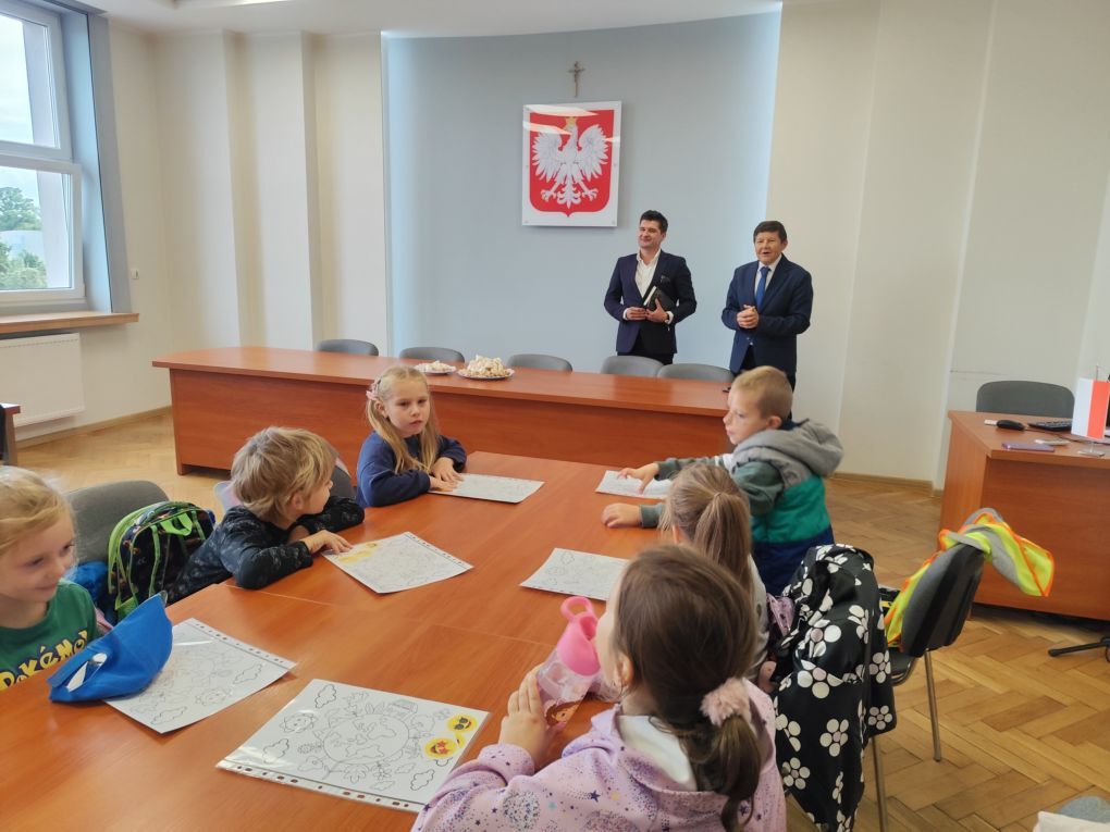 Wizyta przedszkolaków w Urzędzie Miasta Kalety
