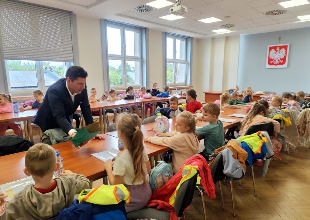 Wizyta przedszkolaków w Urzędzie Miasta Kalety
