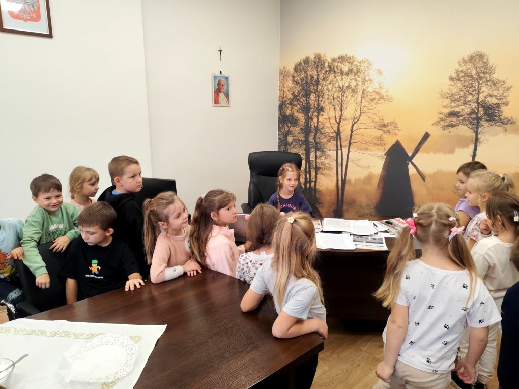 Wizyta przedszkolaków w Urzędzie Miasta Kalety
