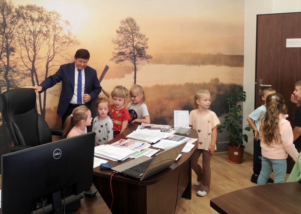 Wizyta przedszkolaków w Urzędzie Miasta Kalety
