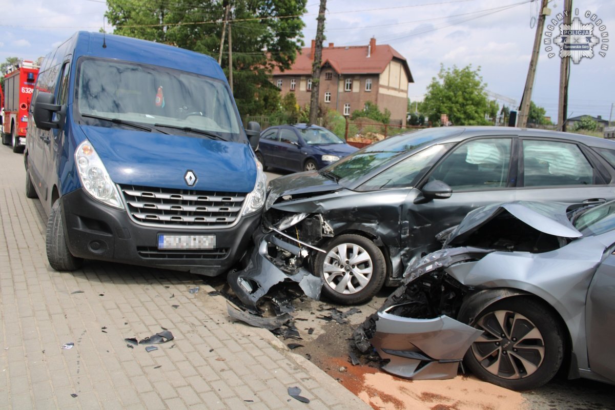 Wypadek w Radzionkowie