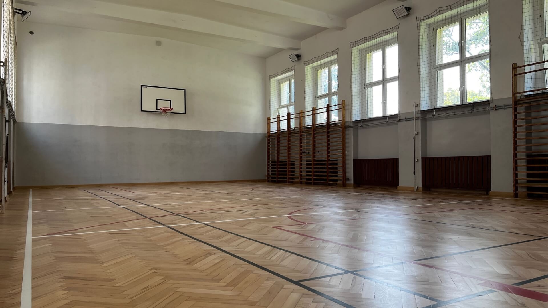 Remont sali gimnastycznej w I LO w Tarnowskich Górach