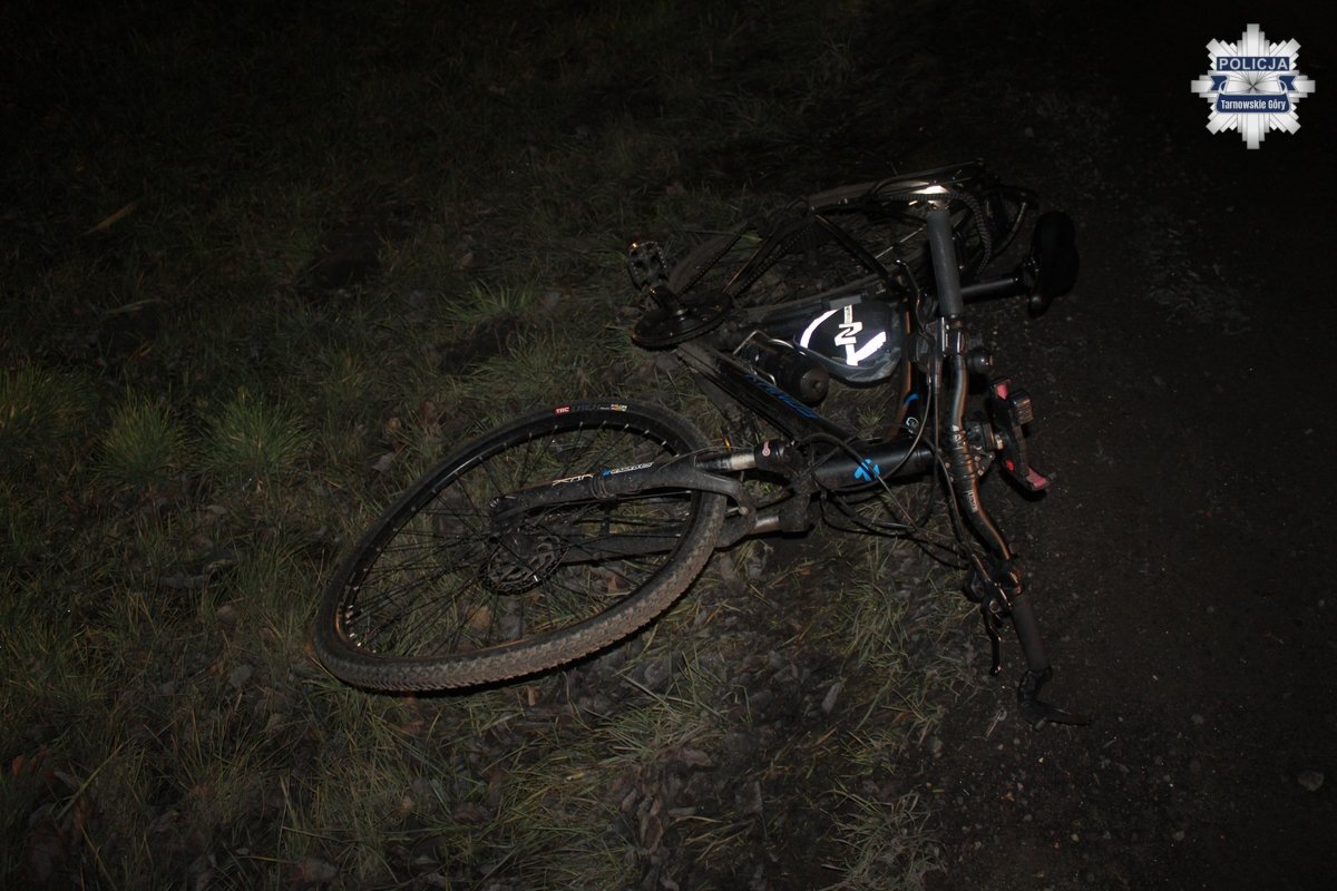 Potrącenie rowerzysty w Świerklańcu