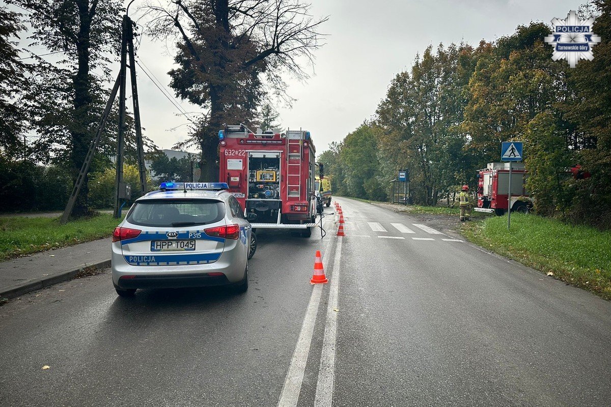 Pożar samochodu w Świerklańcu