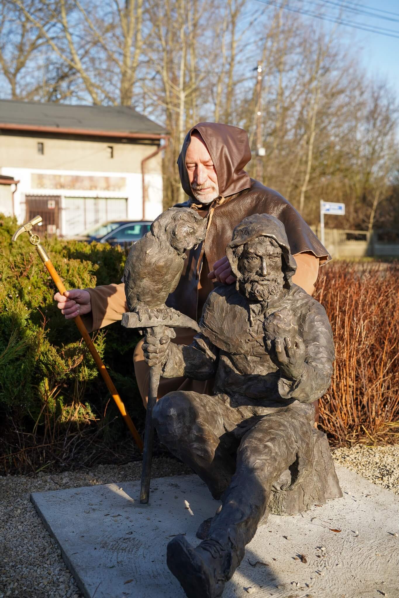 Nowa rzeźba gwarka w Tarnowskich Górach-Sowicach