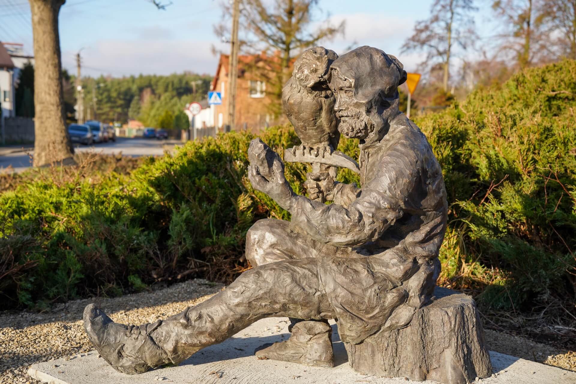 Nowa rzeźba gwarka w Tarnowskich Górach-Sowicach