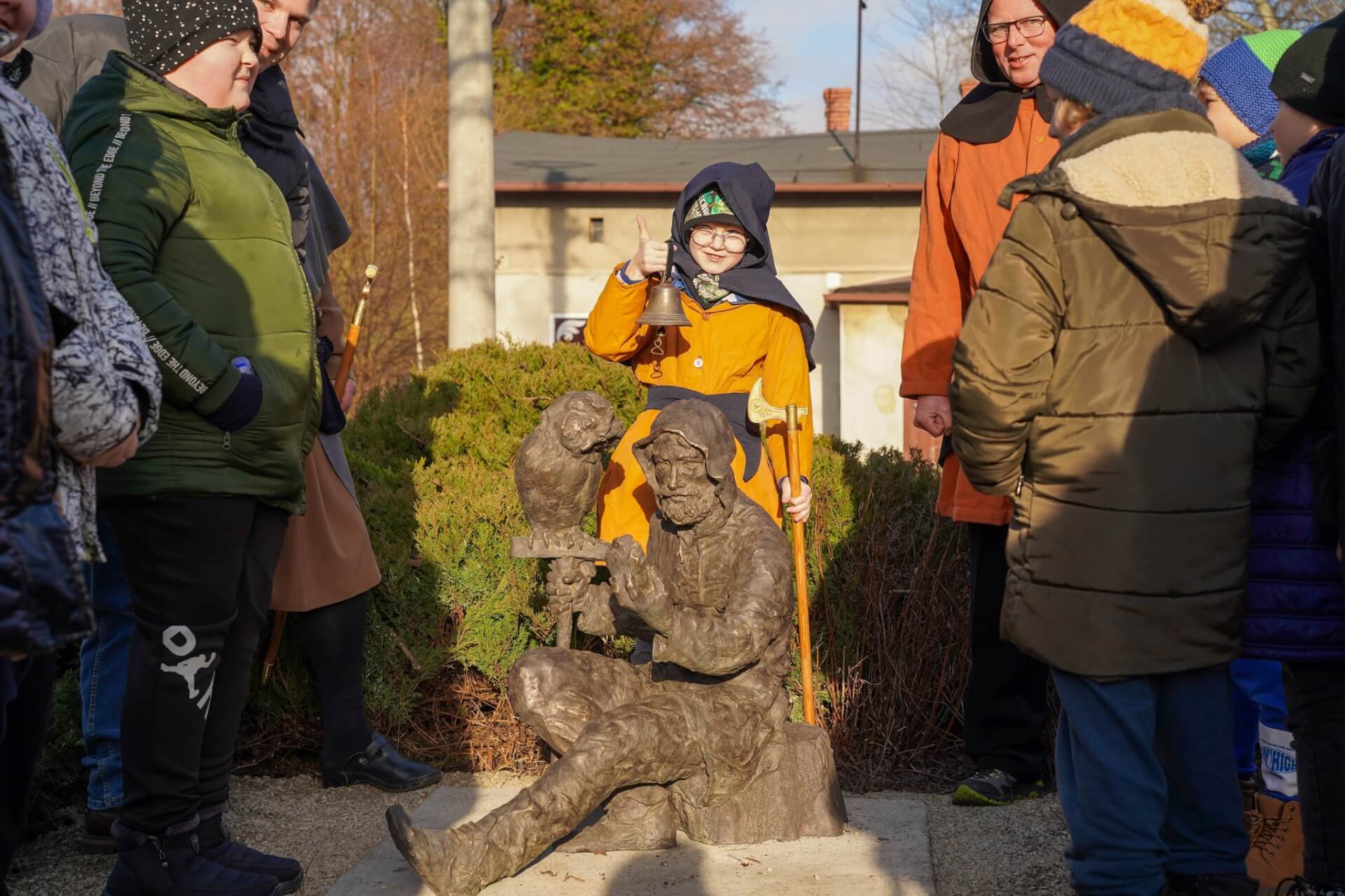 Nowa rzeźba gwarka w Tarnowskich Górach-Sowicach