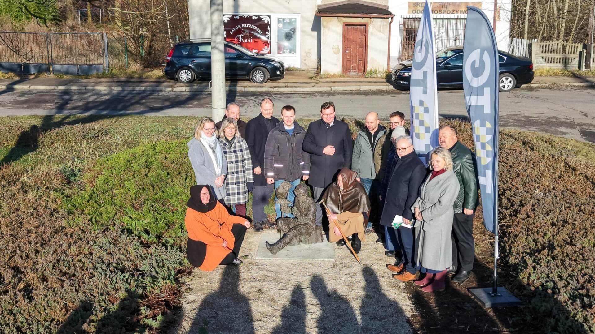 Nowa rzeźba gwarka w Tarnowskich Górach-Sowicach