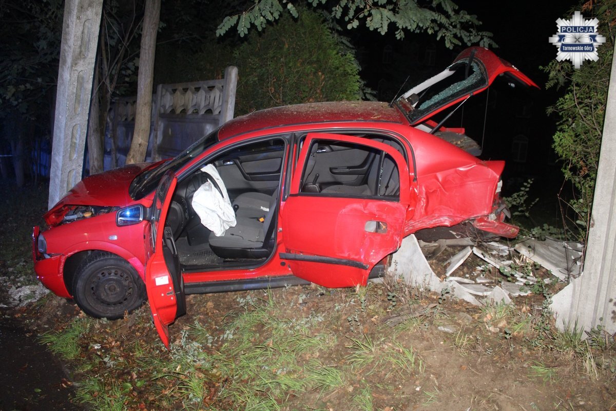 Nocna kolizja w Tarnowskich Górach