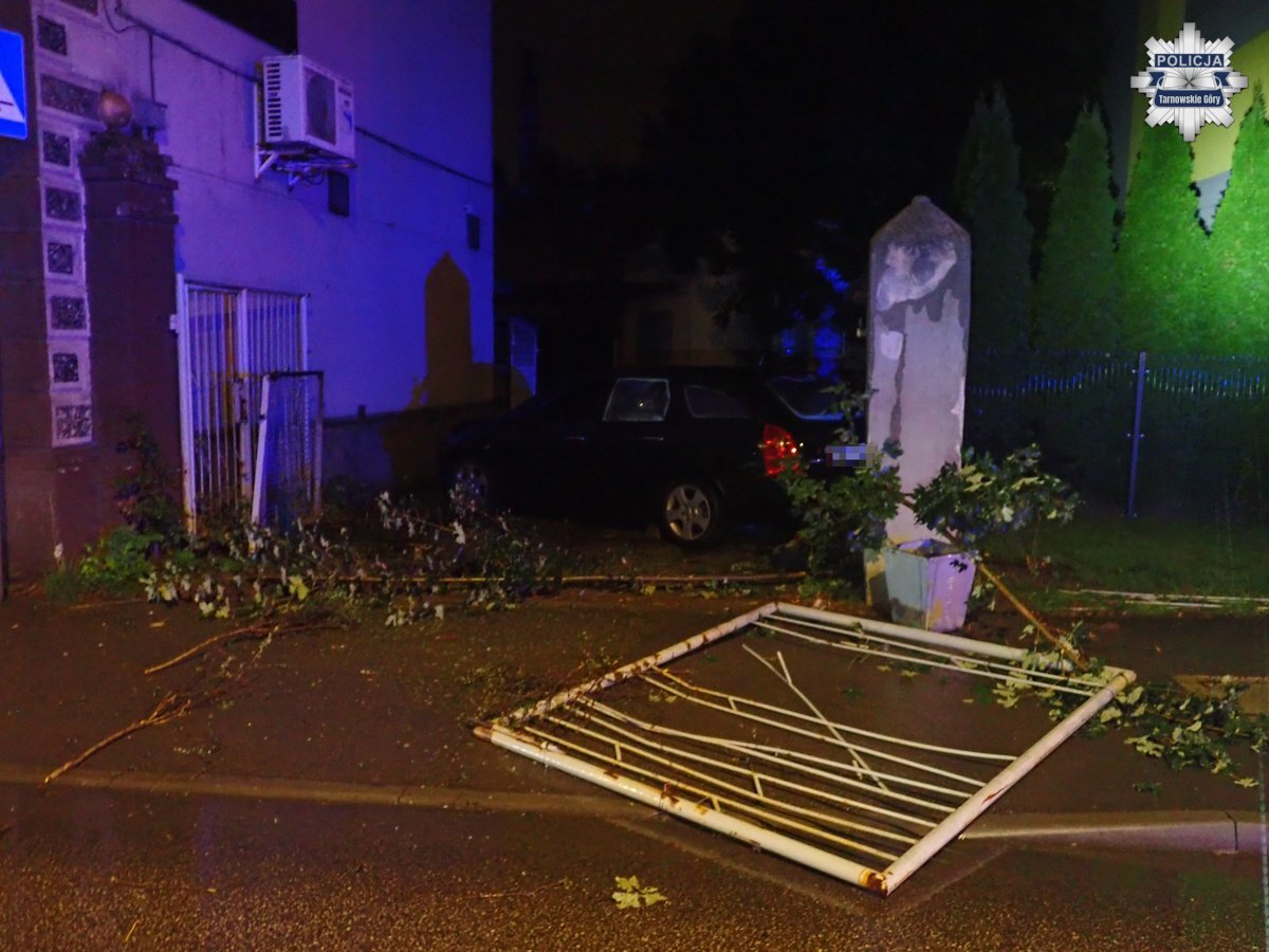 Kolizja na ul. Opolskiej w Tarnowskich Górach
