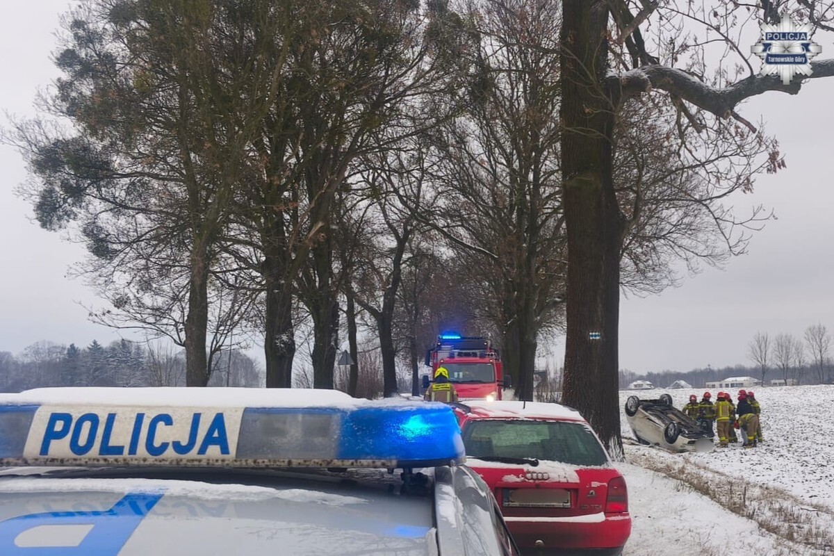 Wypadek między Tarnowskimi Górami i Laryszowem