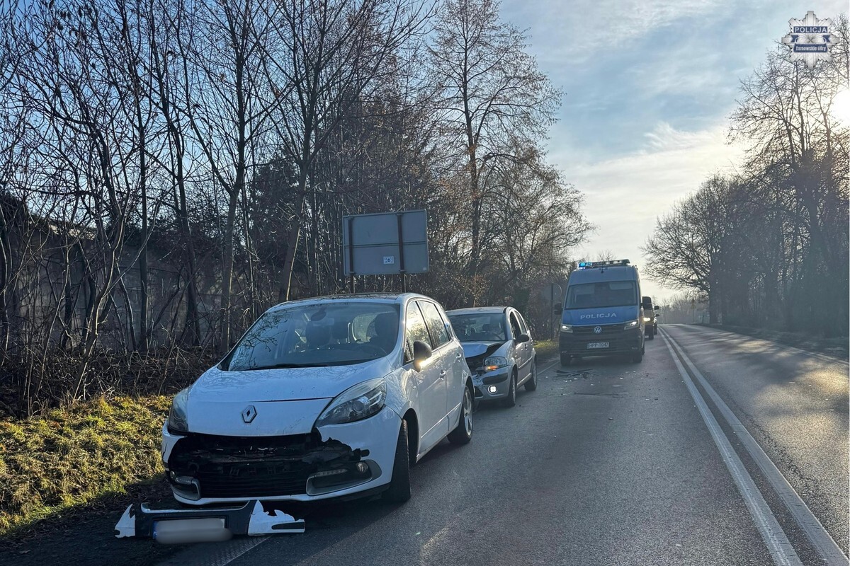 Kolizja na tarnogórskiej obwodnicy