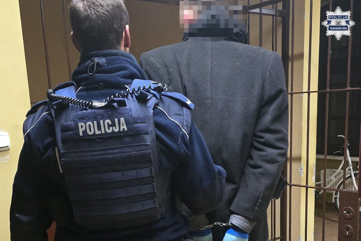 Groźby karalne i zniszczenie mienia. Zatrzymanemu Tarnogórzaninowi grozi teraz 5 lat więzienia